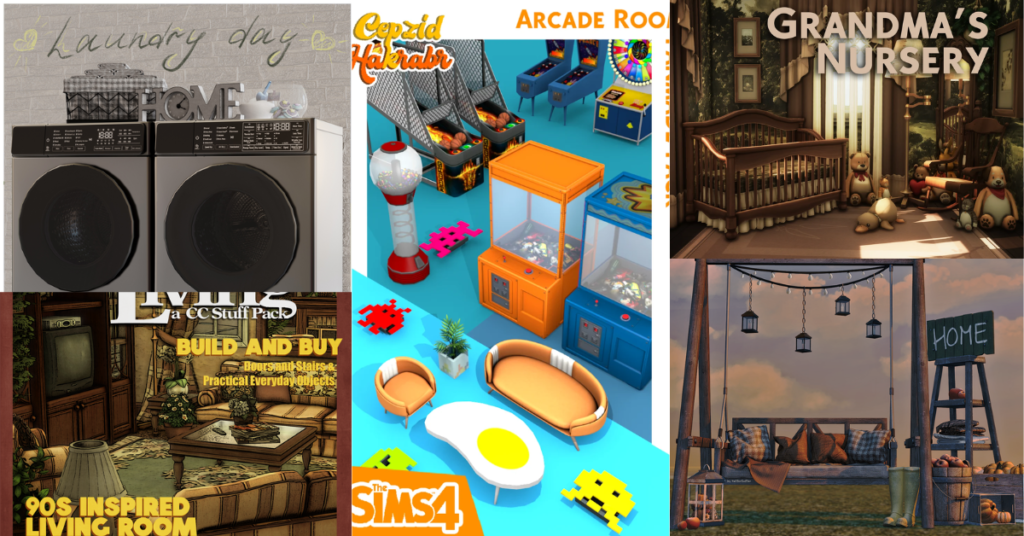You Can’t Miss These High-End Clutter & Furniture CC Packs